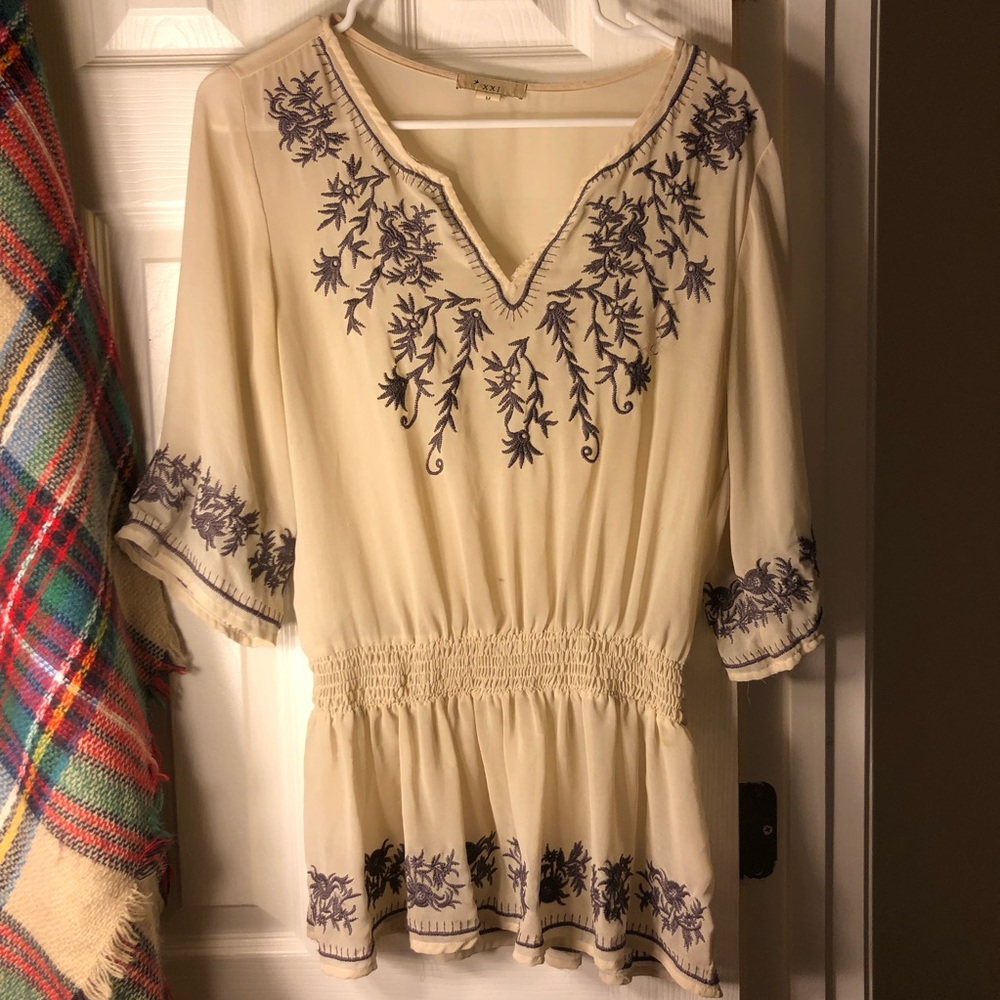Off white blouse